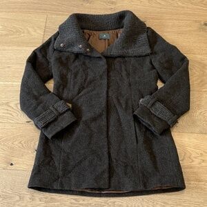 EUC‎ Sol Baby Alpaca & Merino Wool Coat - Brown - Ladies Size Small